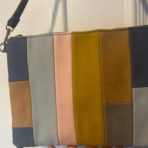 Patchwork Suede Evening bag